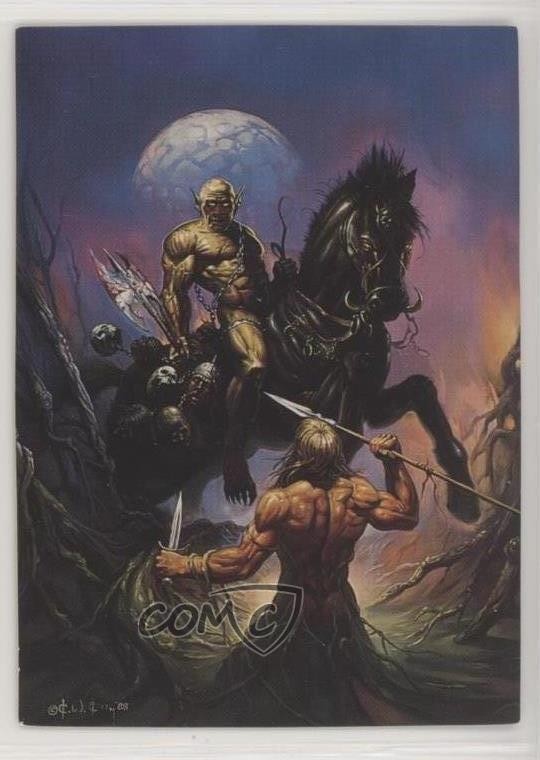 1992 FPG Ken Kelly Swamp Demon #69 0nl0