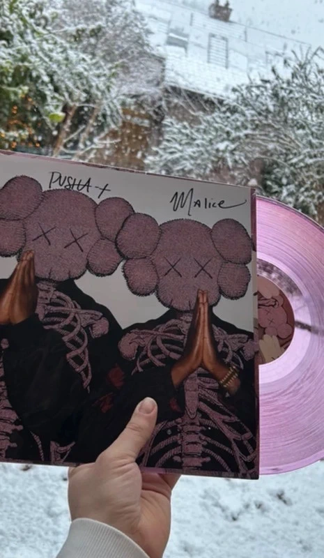 Clipse - Let God Sort Em Out Pink Vinyl with Signed Insert