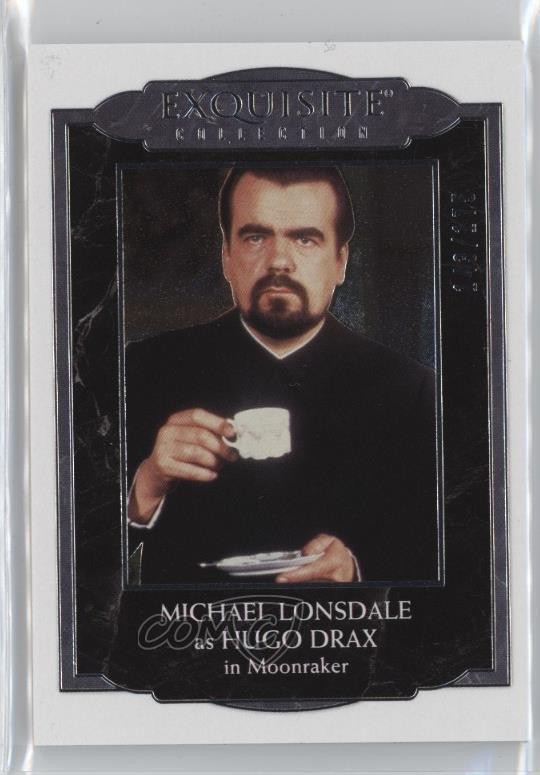 2025 Upper Deck James Bond Black Diamond /175 Michael Lonsdale as Hugo Drax 02aj