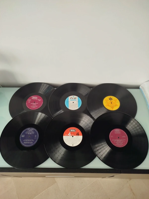 Vinilos Decorativos 12" Lote de 6 Discos