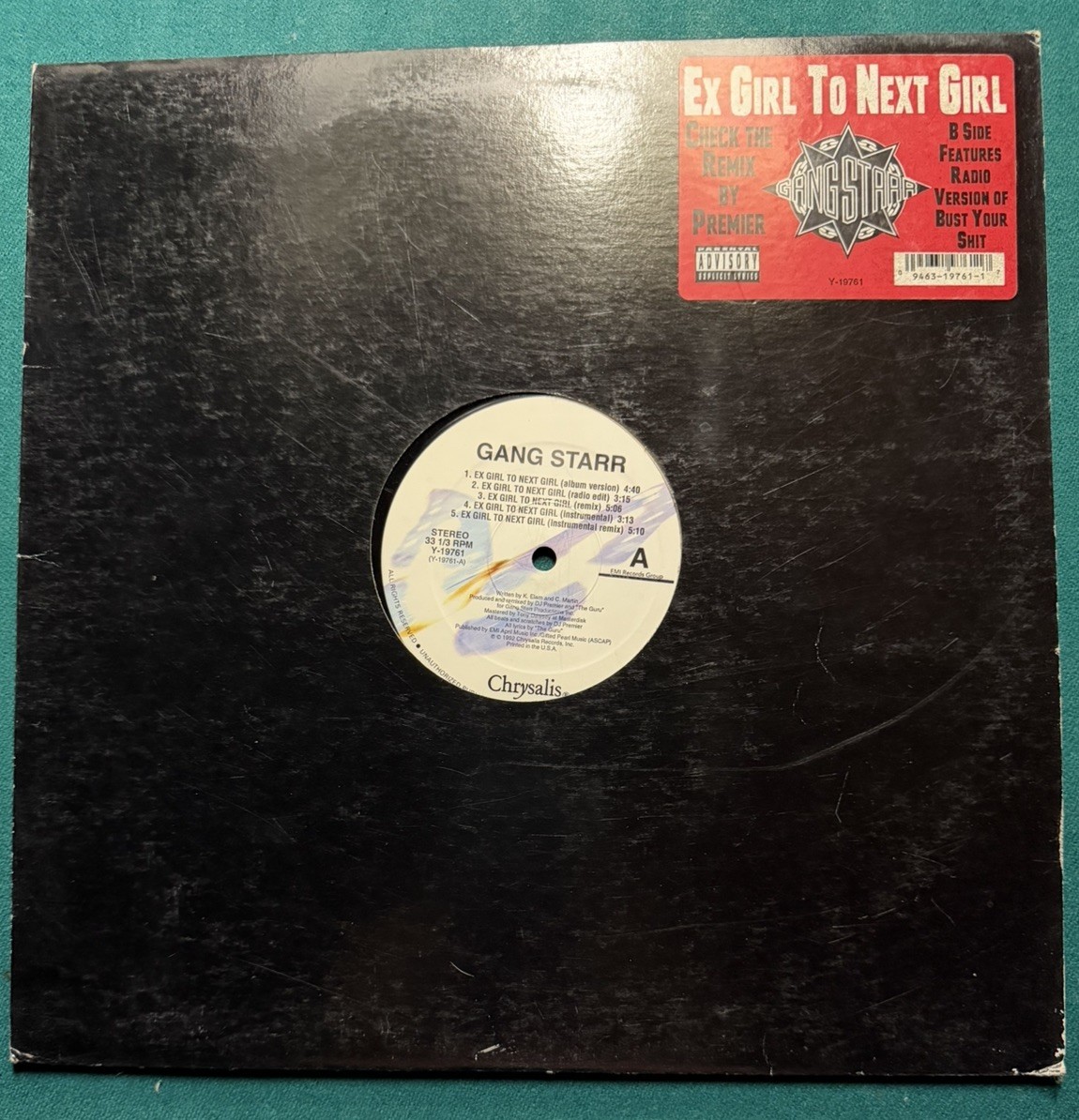 GANGSTARR "   EX GIRL  TO THE NEXT GIRL "  ORIG  12"