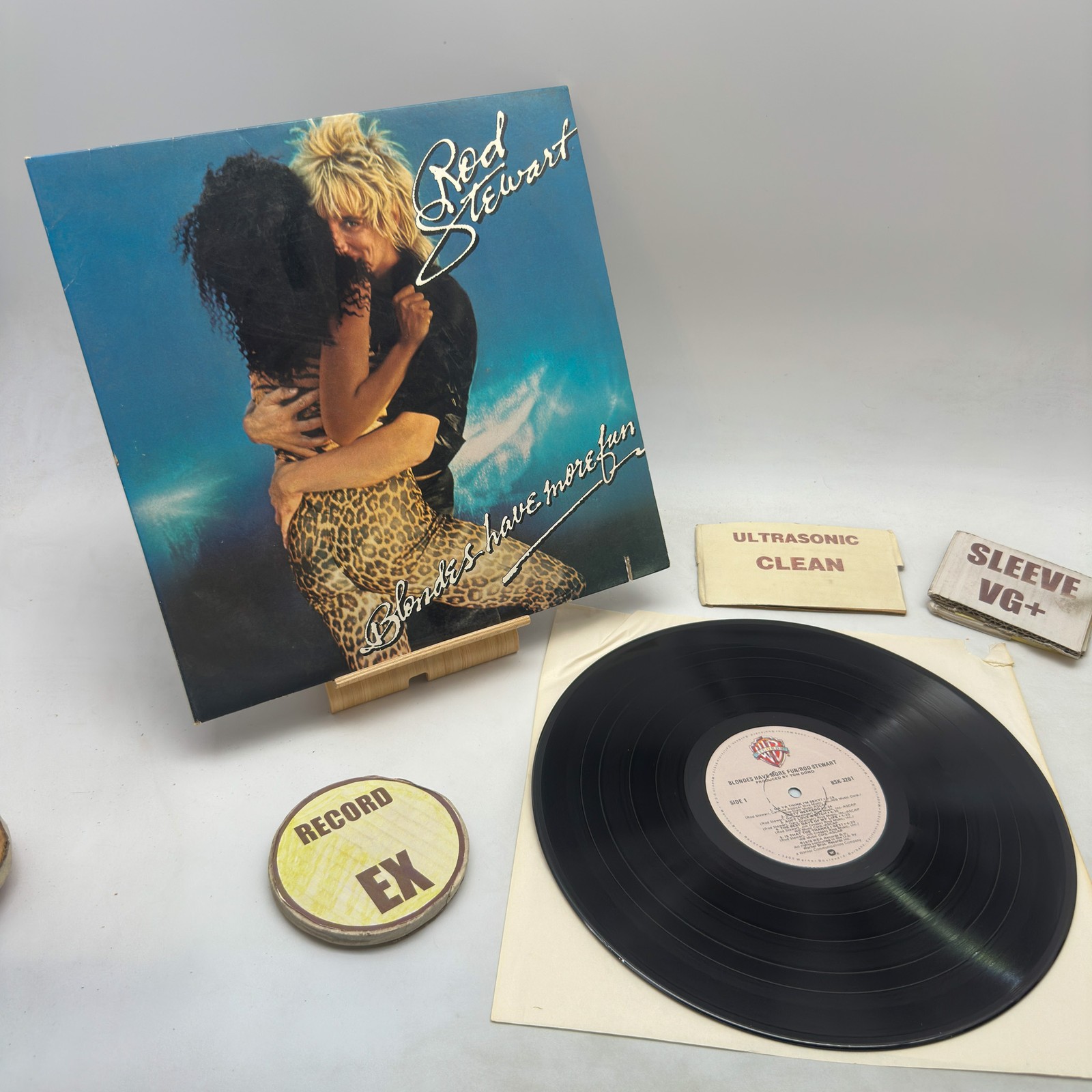 Rod Stewart - Blondes Have More Fun EX/VG+ 1905 Jacksonville Ultrasonic Clean