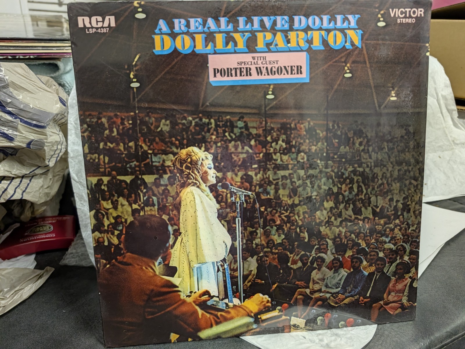 Dolly Parton Vinyl LP Sealed A Real Live Dolly Dolly Parton with Porter Wagoner