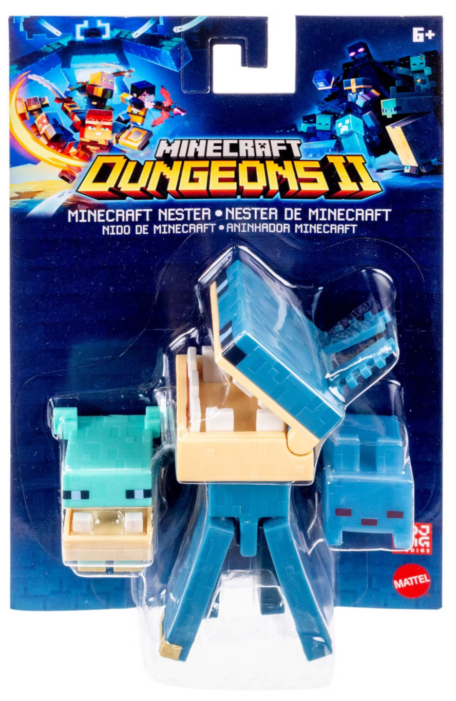 NEW! Minecraft Dungeons II MINECRAFT NESTER 3.25" Figure & Accessories **READ**