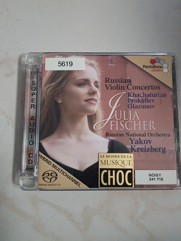 Super audio CD Julia Fischer violine concertos Kreizberg