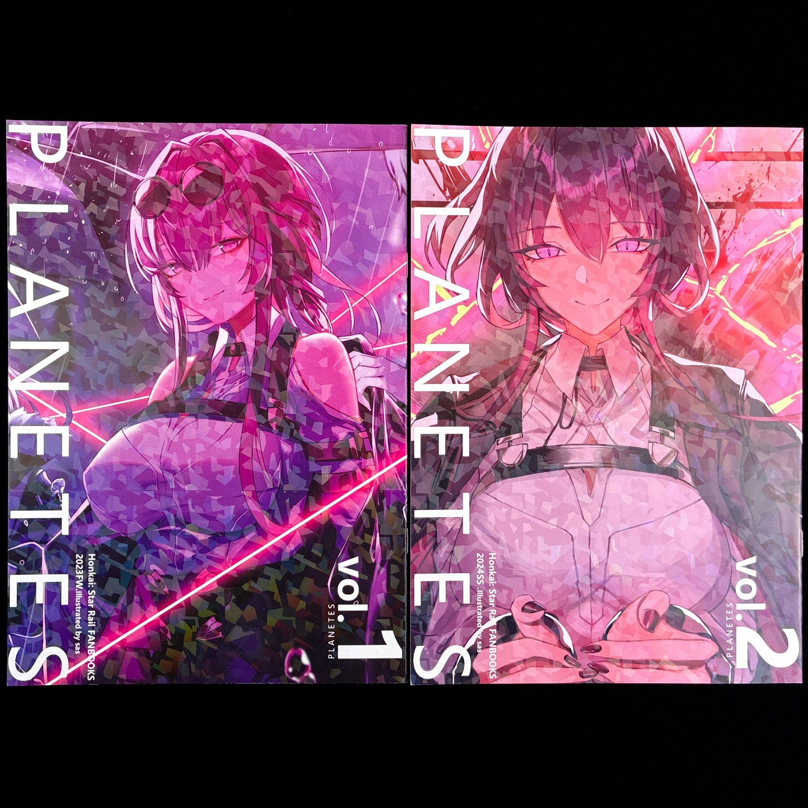 GEATS Sasu PLANETES vol. Lotto libri d'arte 1 e 2 Honkai Star Rail Kafka Doujinshi