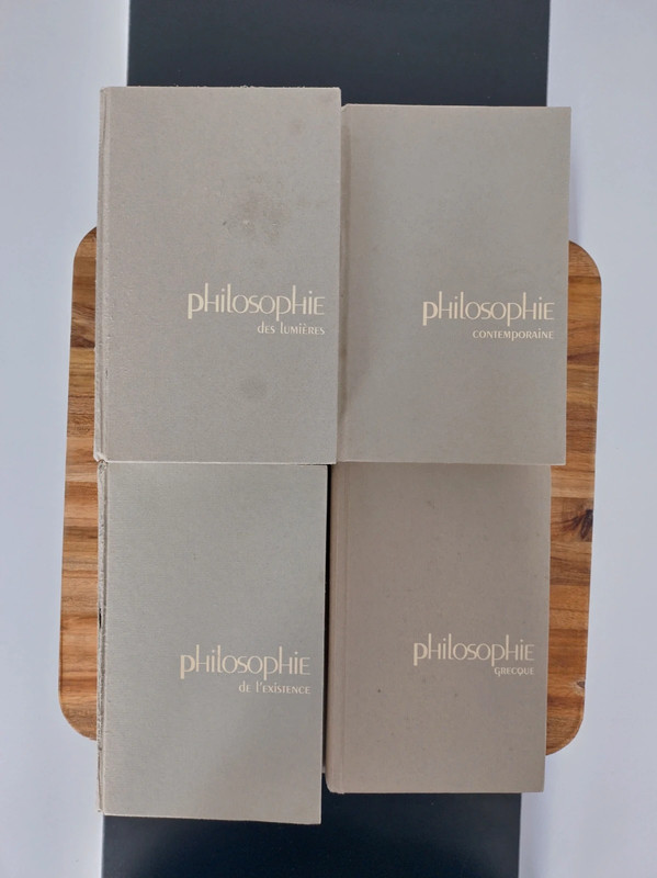 Lot de 4 livres de philosophie