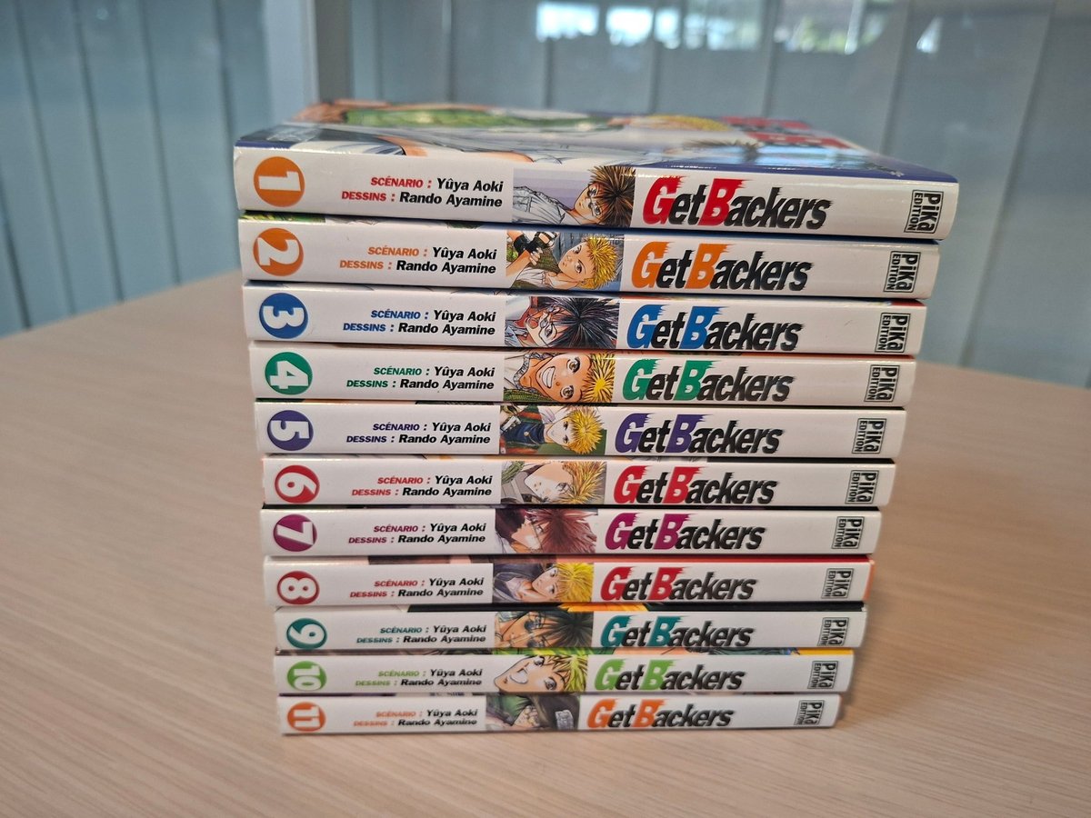 mangas lot 11 tomes Get Backers Tomes 1 à 11 -  Edit. Pika