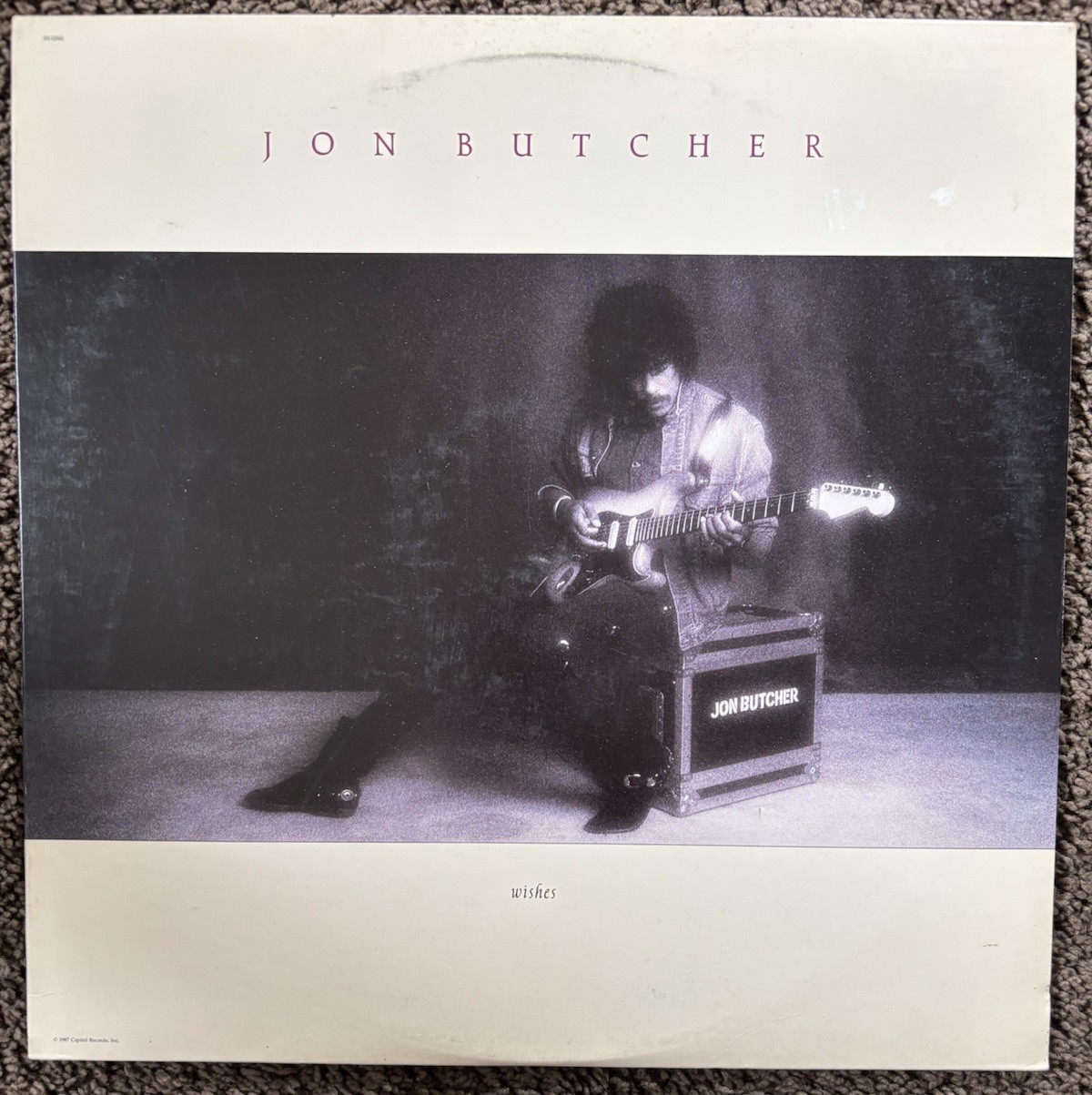 JON BUTCHER Wishes (Axis) 1987 LP Vinyl Capitol Records (record NM, Cover VG+)