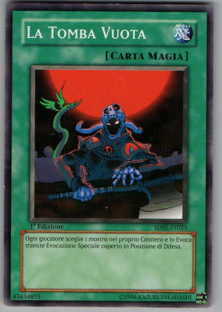 Yu-Gi-Oh! La Tomba Vuota (The Shallow Grave) SDRL-IT023 Common 1a Ed. ITA Excell