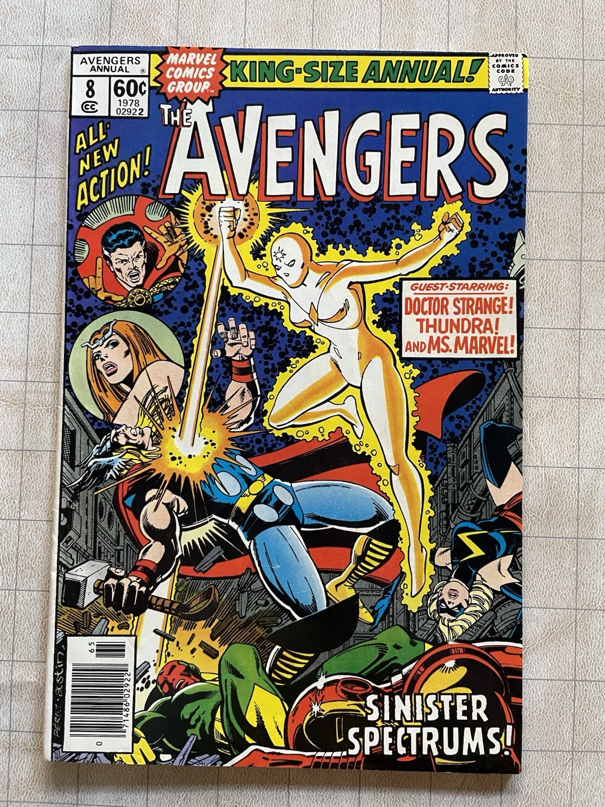 Avengers Annual #8  (1978) - Dr. Strange & Ms. Marvel app