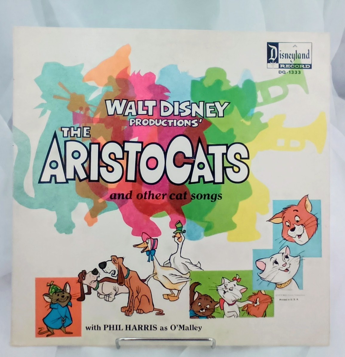 1970 - Disney - "Walt Disney Productions the Aristocats Cat Songs" - Record 