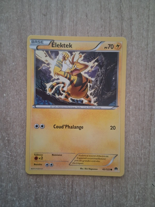 Pokemon  . Elektek.  42/122