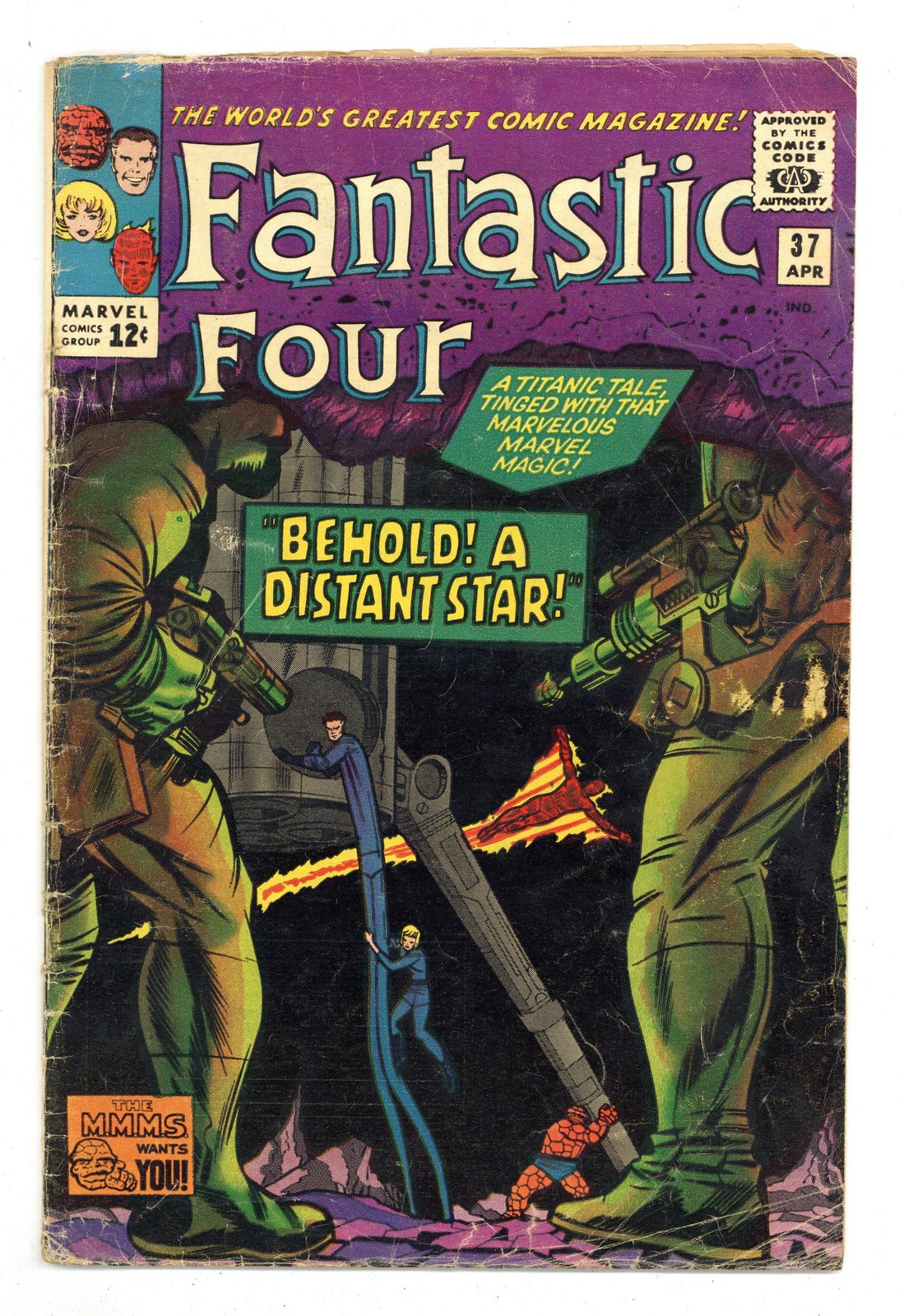 Fantastic Four #37 GD/VG 3.0 1965