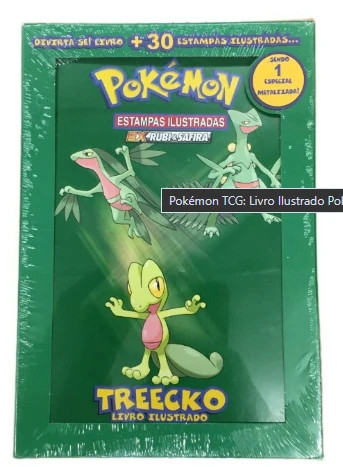 Pokémon TCG: Livro Ilustrado Pokémon Treecko (PT)
