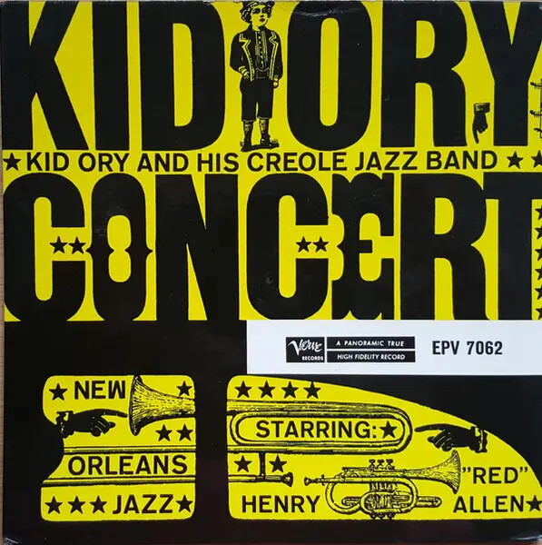 Kid Ory And His Creole Jazz Band Kid Ory Dixieland Concert Vinyl Singolo 7in