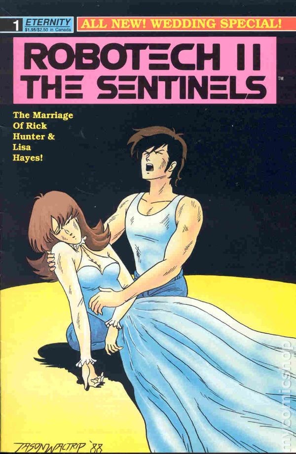 Robotech 2 Le Sentinelle Speciale Matrimonio #1 FN+ 6.5 1989 Immagine Stock