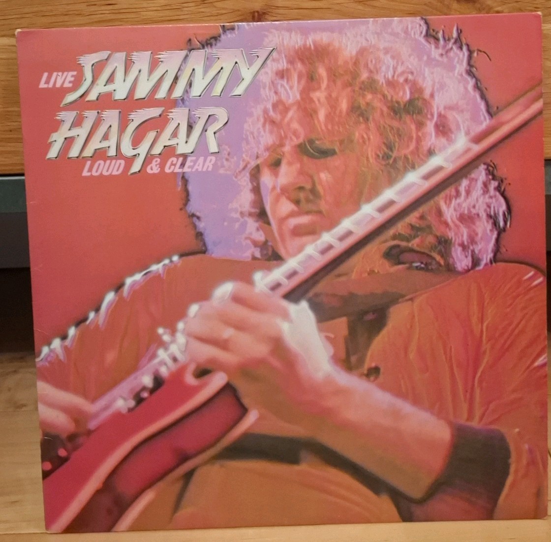 Sammy Hagar - Loud & Clear (UK vinyl LP) 1979 har rock, live, Van Halen