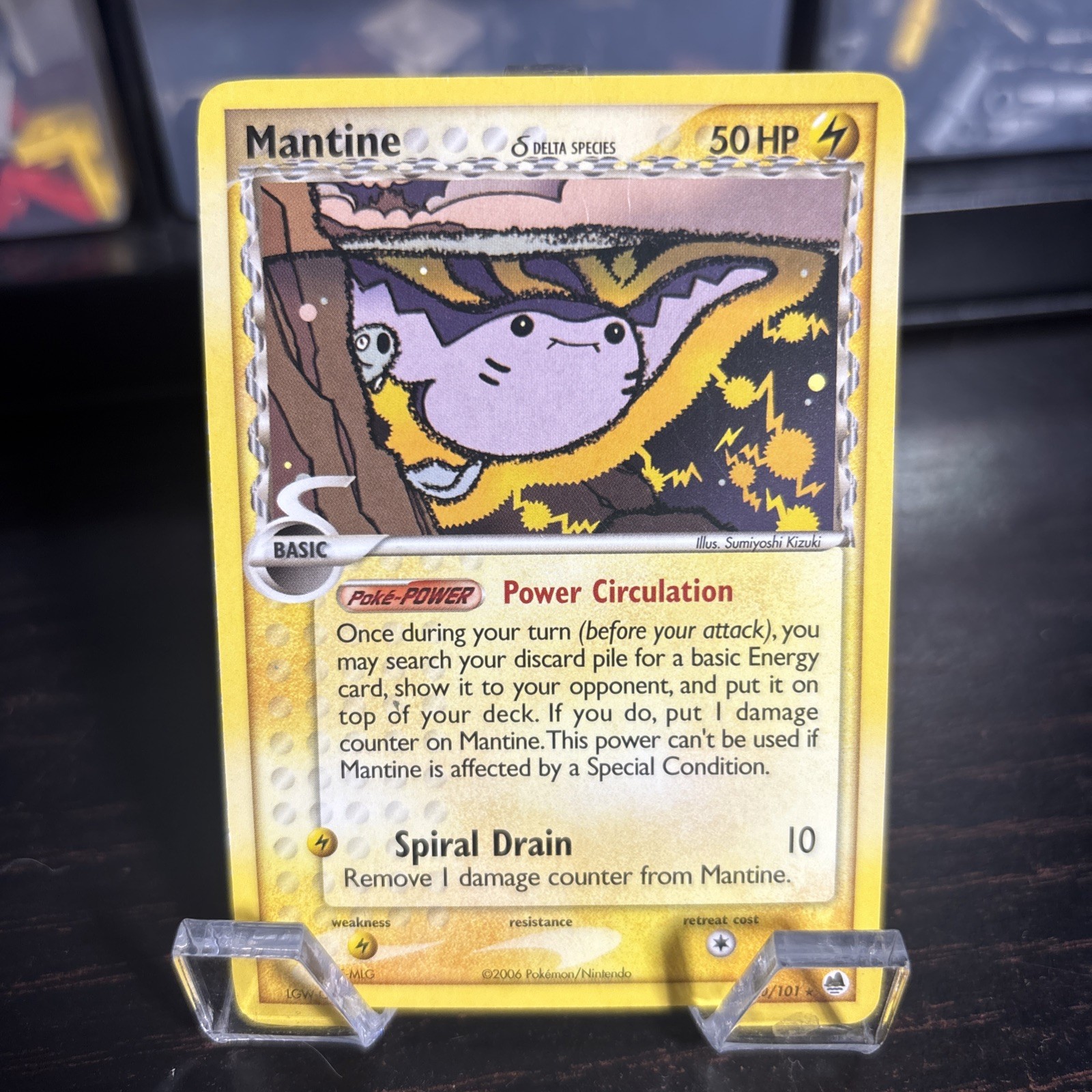 Mantine (Specie Delta) 20/101 EX Dragon Frontiers Carta Pokemon Nintendo