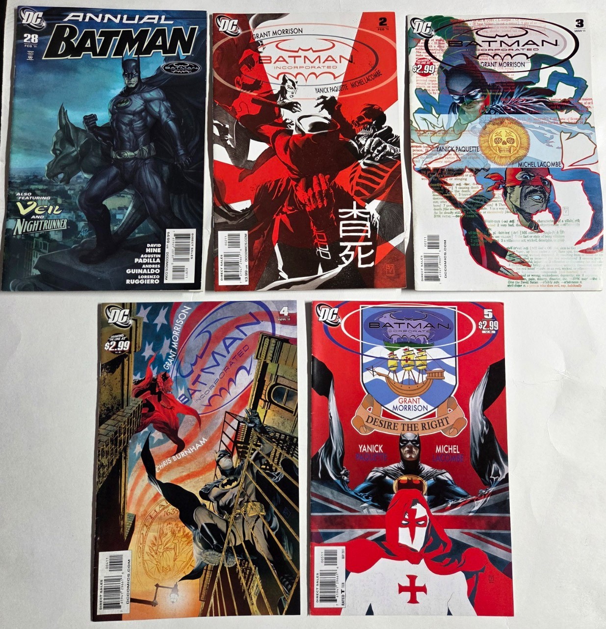 Nightwing #1-6 The New 52 DC 2011-2012 Completo 6 numeri Funzionante VF/NM
