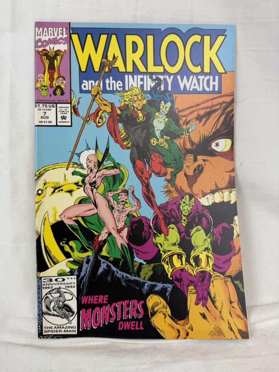 Orologio Warlock e l'Infinito #7 (Marvel Comics agosto 1992)
