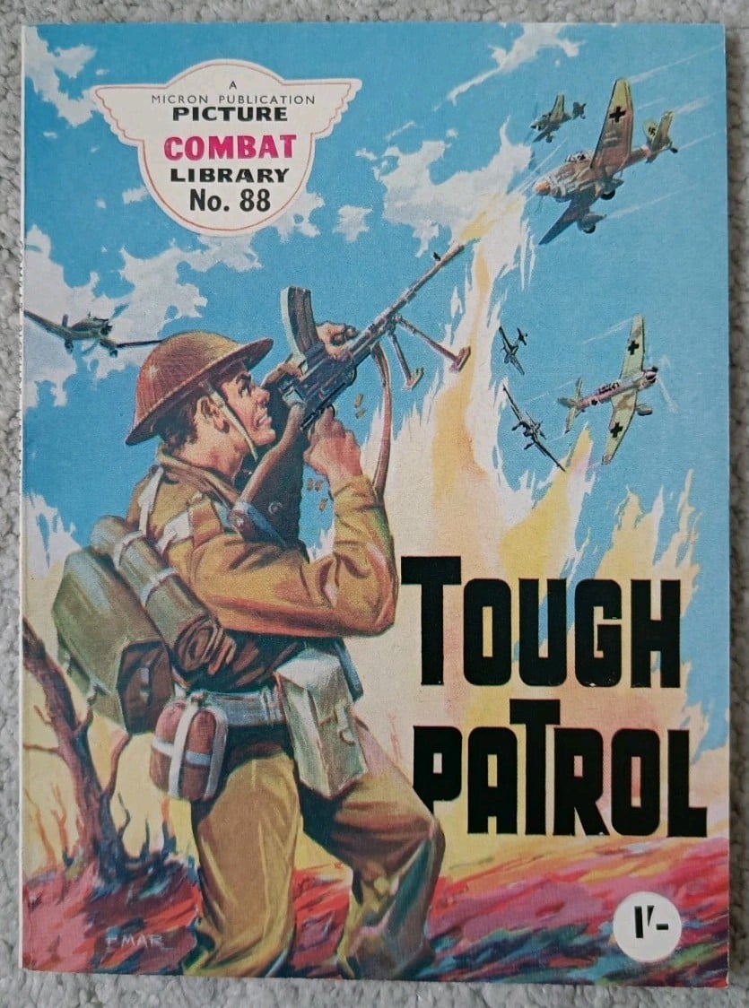 Vintage 1960s Micron Combat Picture Library - No 88 Tough Patrol - NEAR MINT