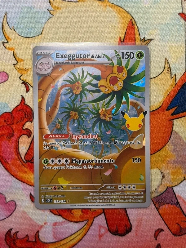 Alolan Exeggutor 129/128 30th Anniversary