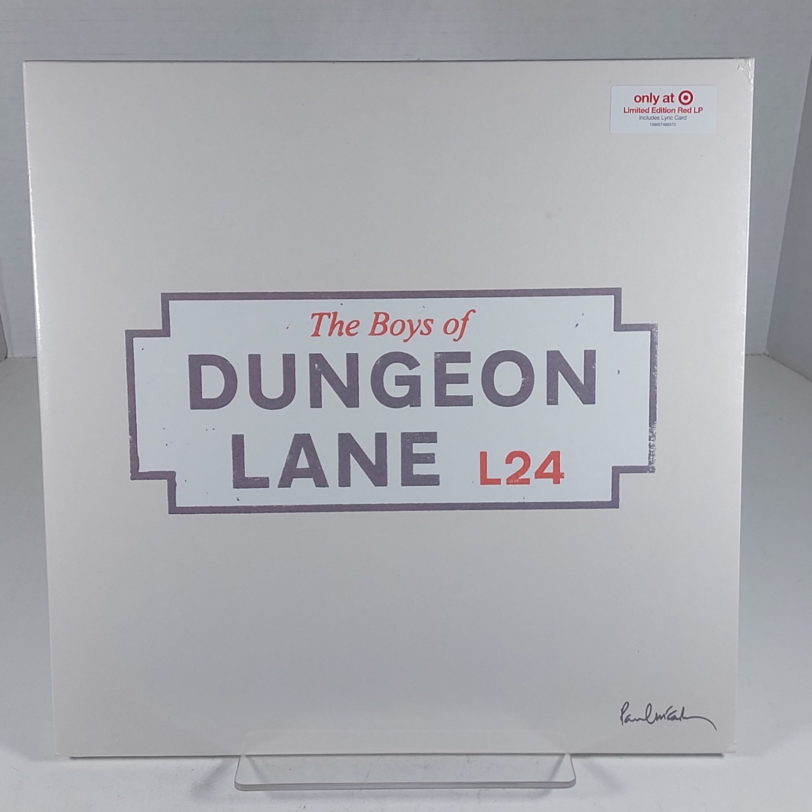 Paul McCartney The Boys of Dungeon Lane Red Vinyl LP LE with Lyric Card
