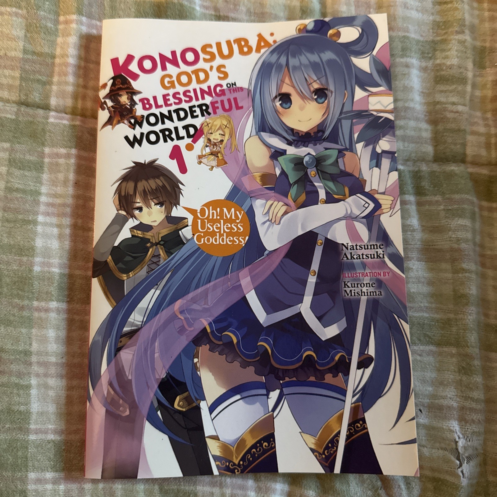Konosuba Light Novel Volume 1 Yen Press Libro in brossura inglese