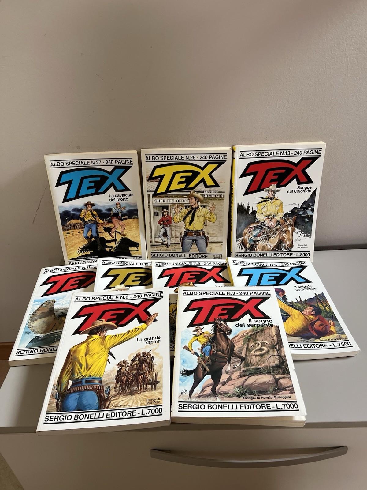 Fumetti Sergio Bonelli Editore Tex Albo Speciali lotto 9 volumi