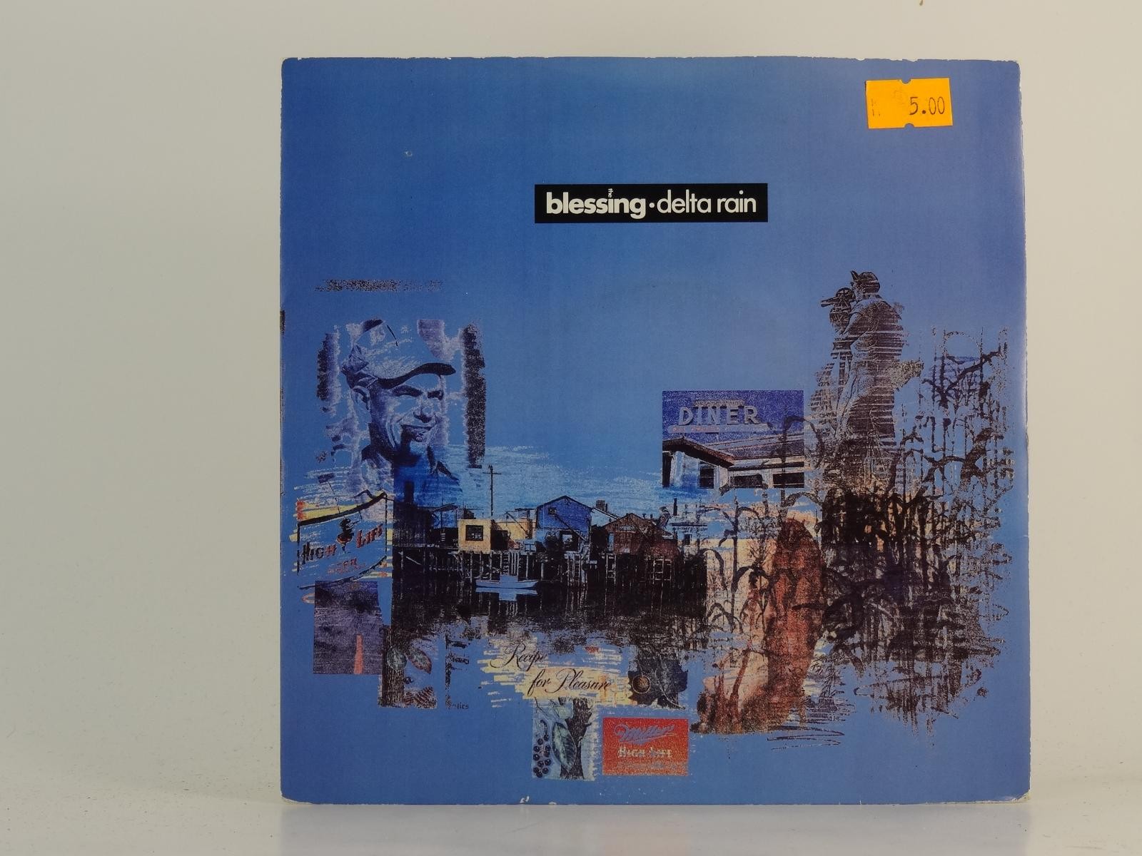 THE BLESSING DELTA RAIN (83) 2 Track 7" Single including Picture Sleeve MCA RECO