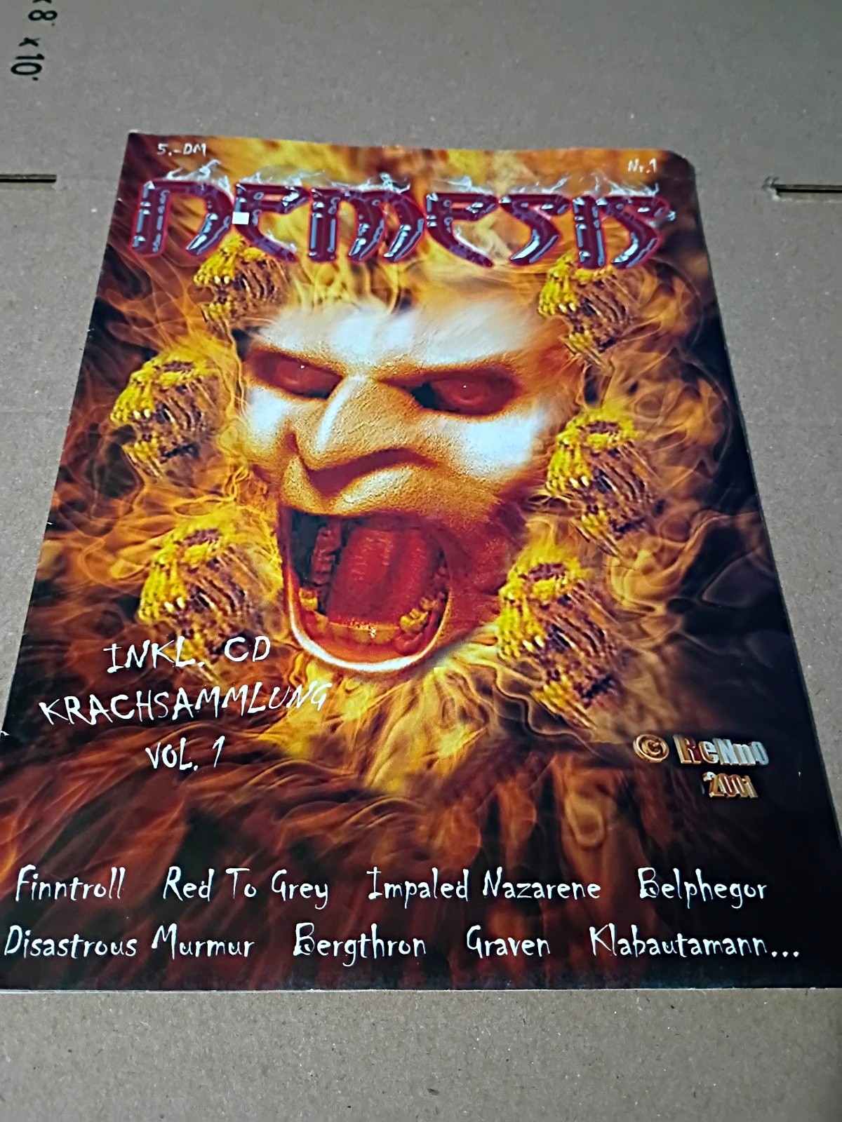 Nemesis Magazine + Krachsammlung Vol. 1 CD 2001