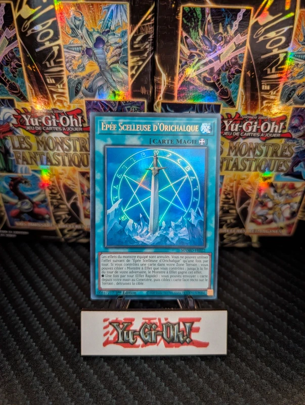 Carte Yu-Gi-Oh! Épée Scelleuse d'Orichalque MAMO-FR022 Ultra Rare 1ère Édition FR