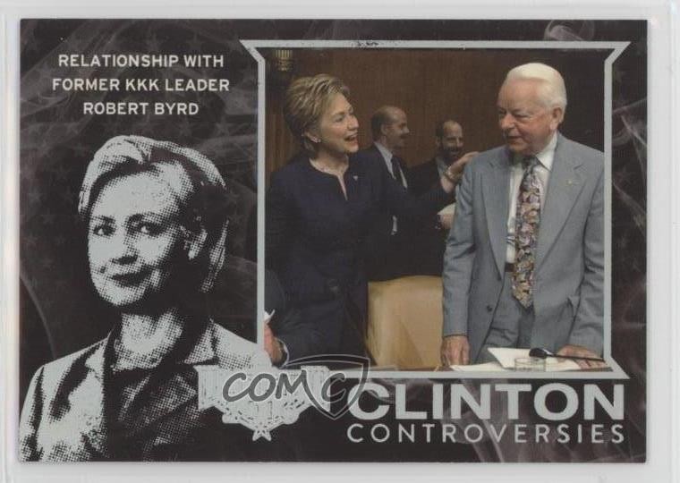 2016 Decisione Controversie Holofoil Hillary Clinton Robert Byrd #CC2 0lm