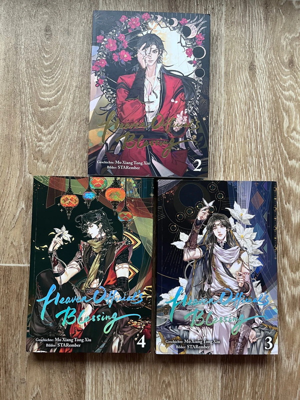 Heaven Official’s Blessing Manhua 2,3,4