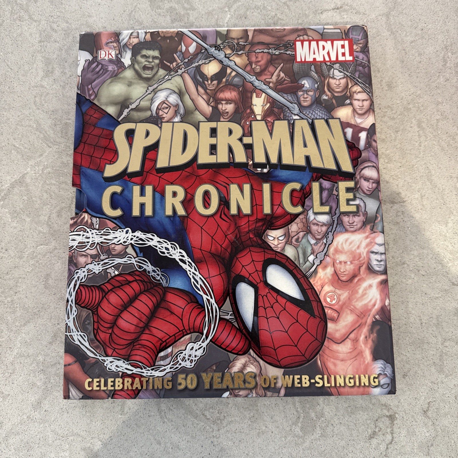Spider-Man Chronicle HC Slipcase Marvel DK 2012 50 Years Of Web Slinging