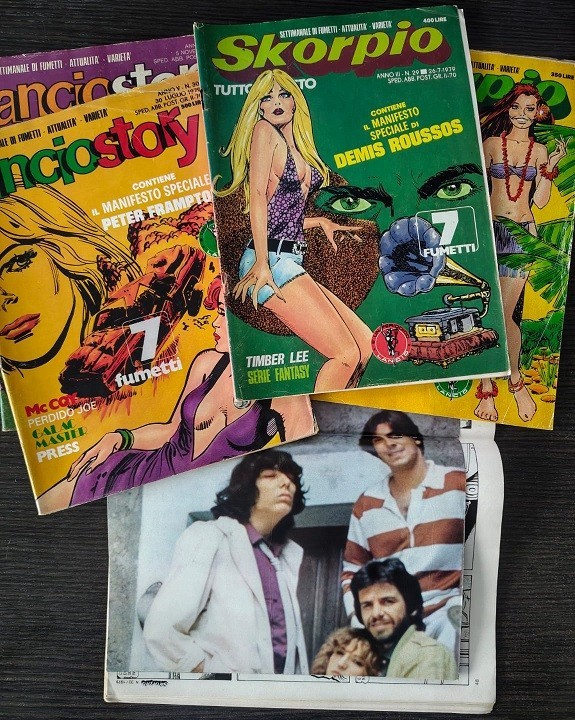 6 Skorpio e Lanciostory (3 con poster, Daniel Sentacruz Ensamble, Demis Rosseau)