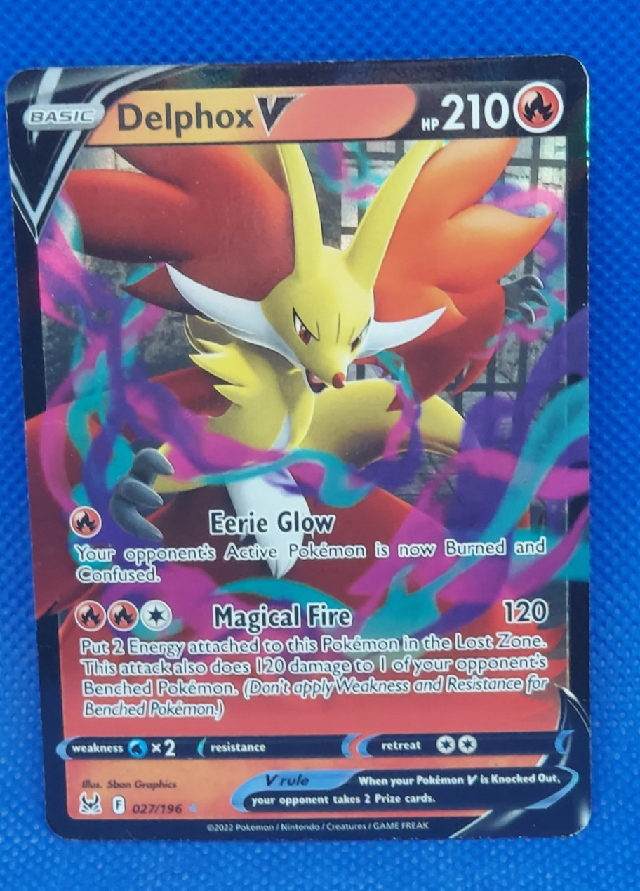 Pokemon Delphox V Origine Perduta 2022 027/196