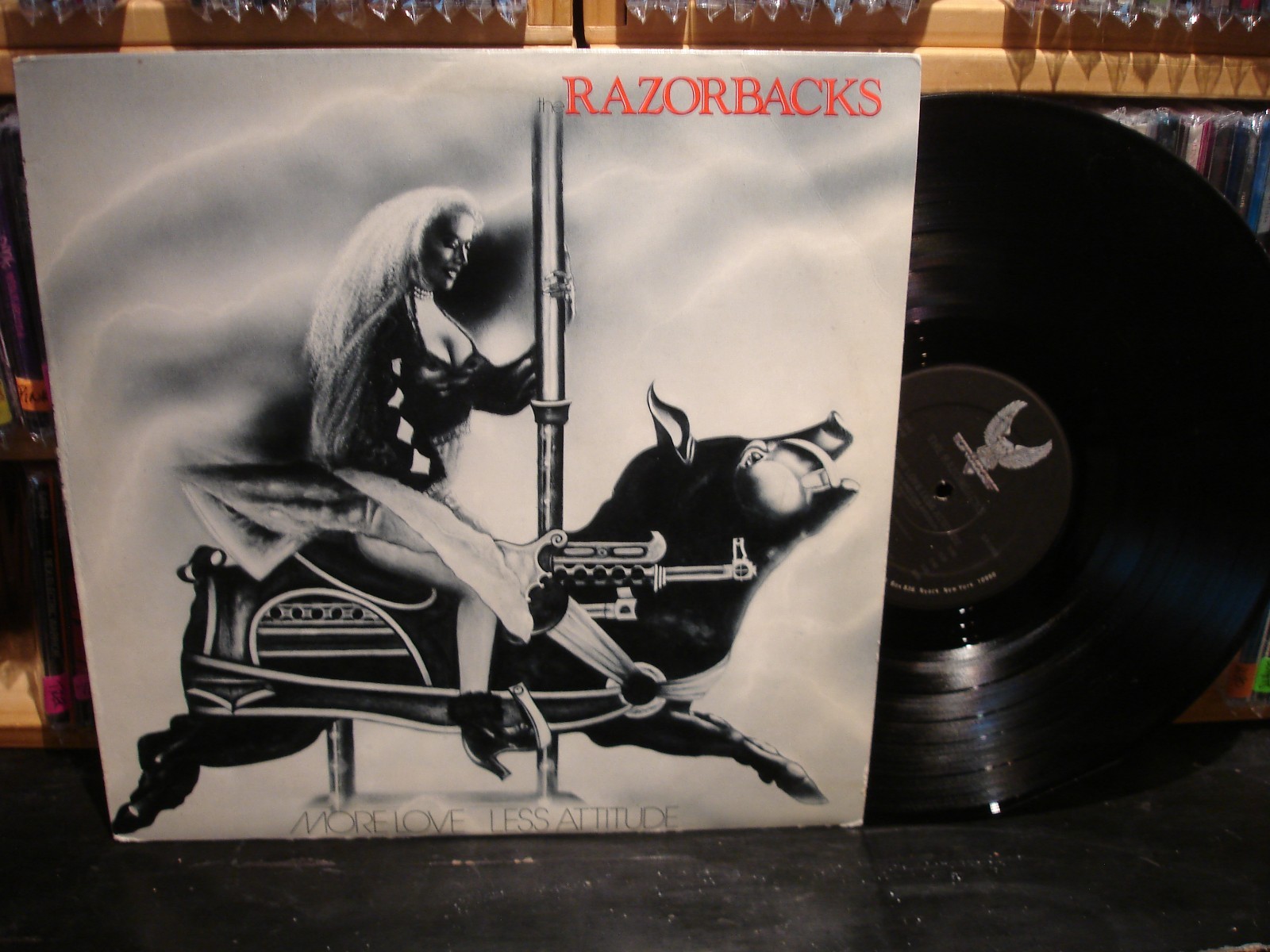 Razorbacks ‎– More Love Less Attitude - 1987 PROMO LP  Grudge Records GR-0964