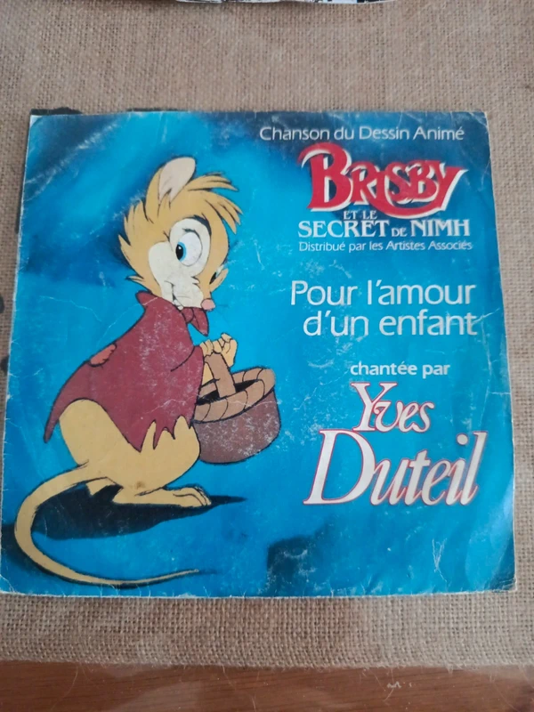 Disque 45 tours Yves Duteil
