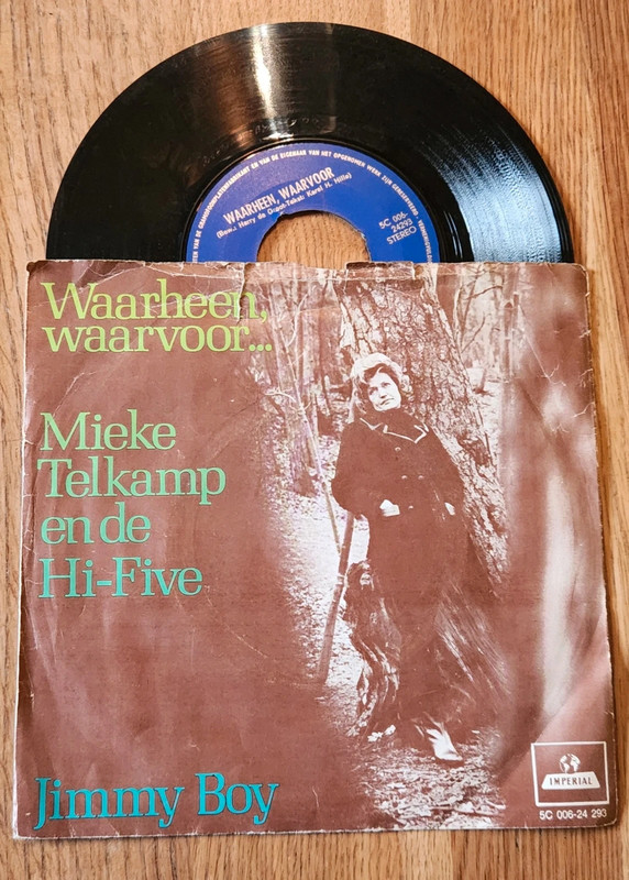 Mieke Telkamp - Waarheen waarvoor. - single 45t