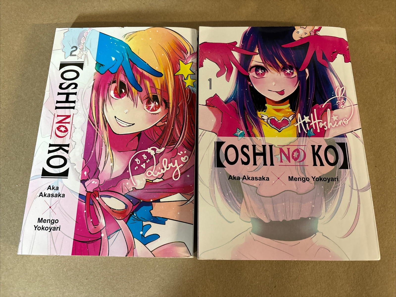 [Oshi No Ko] Vol 1 & Vol 2 - Leggi Una Volta, Manga Inglese Akasaka Drama Seinen