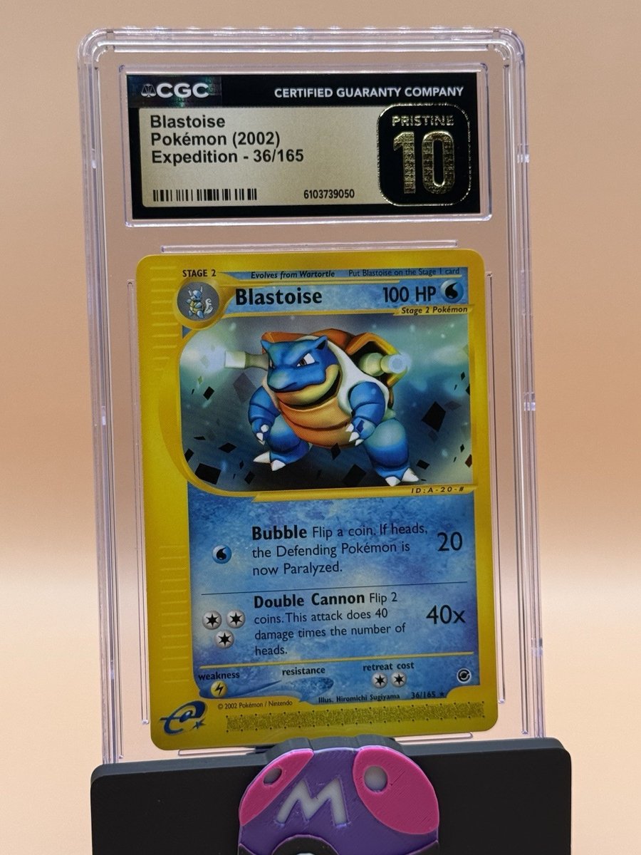 Blastoise Expedition 36/165 CGC Pristine 10