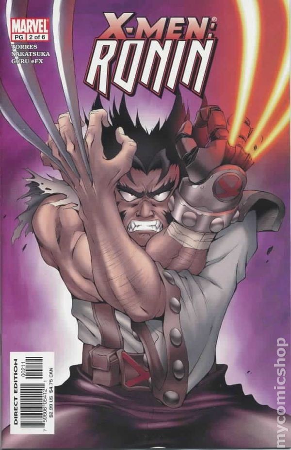 X-Men Ronin #2 VF 2003 Immagine Stock