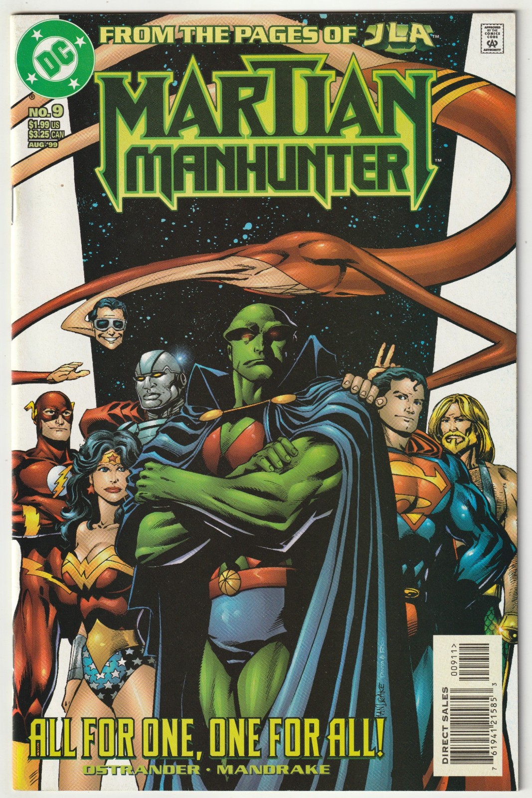 ✪ MARTIAN MANHUNTER #9, DC Comics 1999 US-COMICHEFT TOP Z1