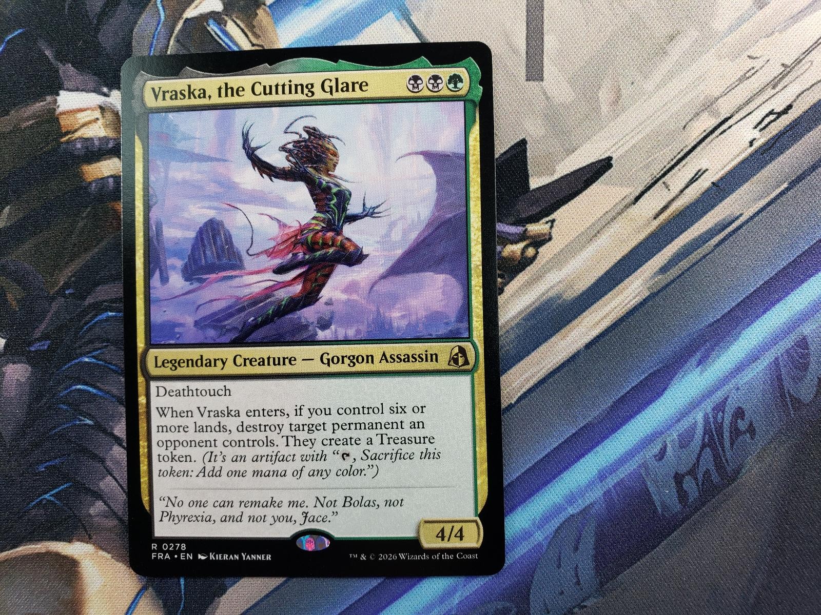 Vraska, The Cutting Glare 278 Rara Realtà Frattura Magic: The Gathering quasi nuovo