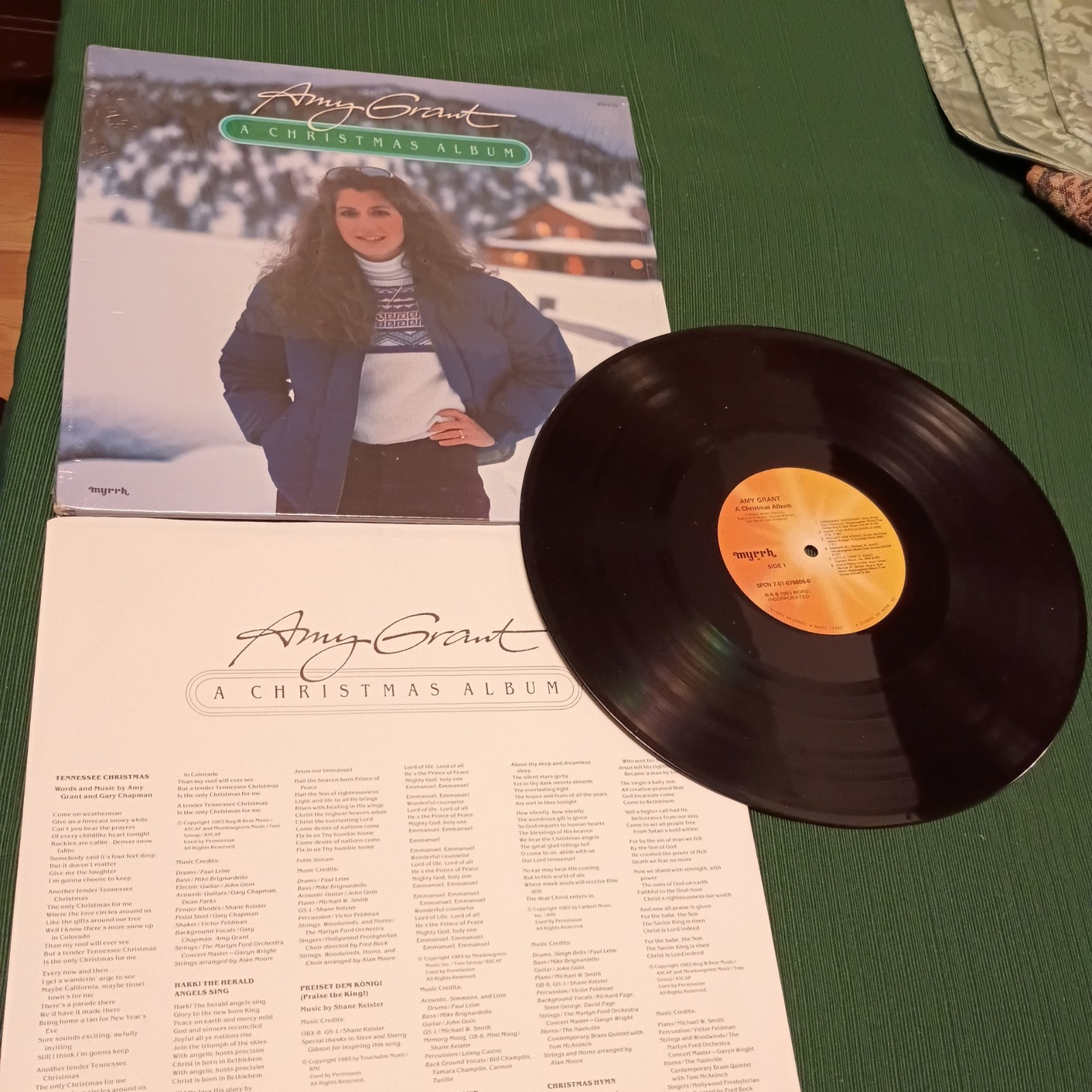 Amy Grant-Christmas Album NM IN SHRINK '83 Gatefold LP A&M  SP-5057 Christian
