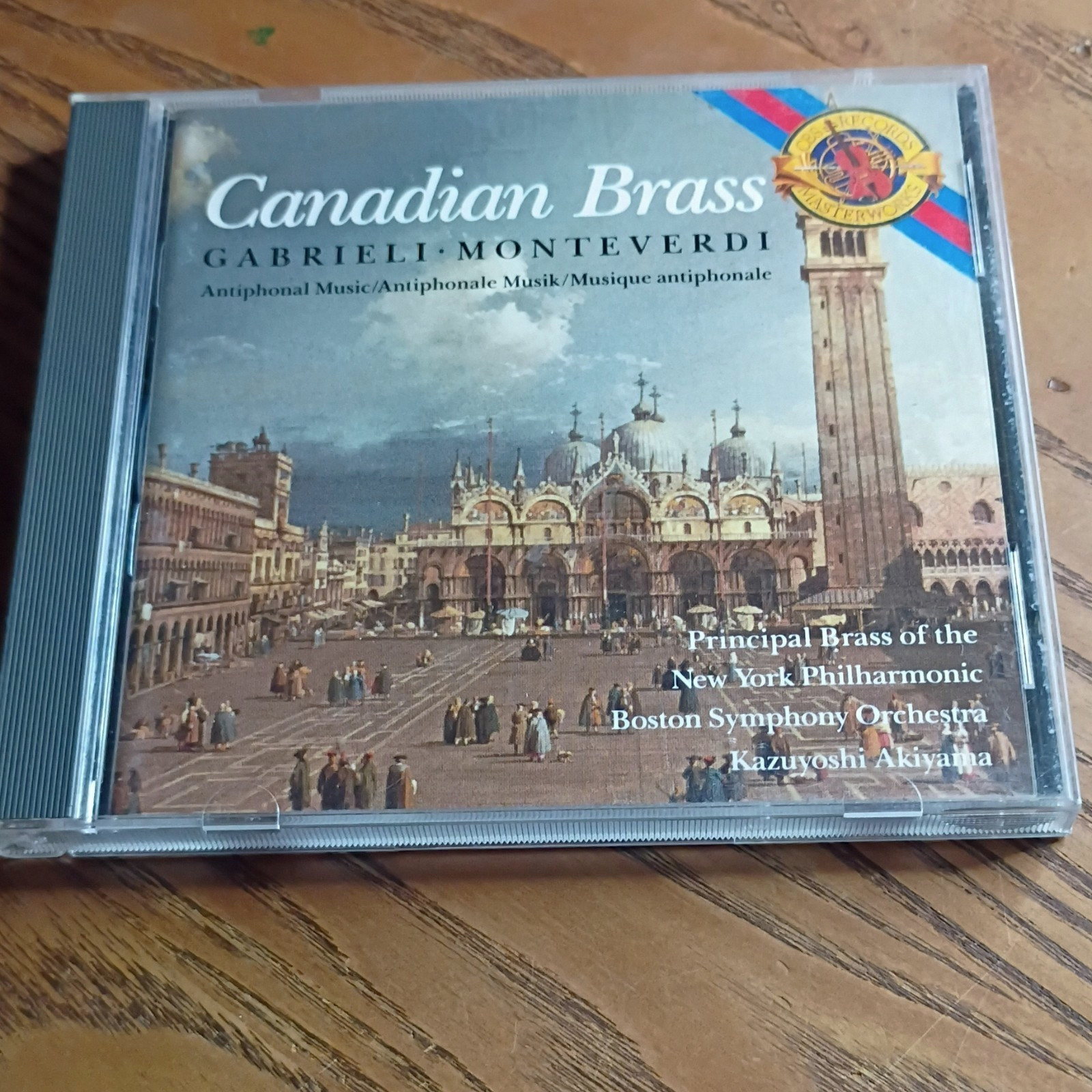 Canadian Brass - Gabrieli/Monteverdi: Antiphonal Music (CD, 1989) MK 44931