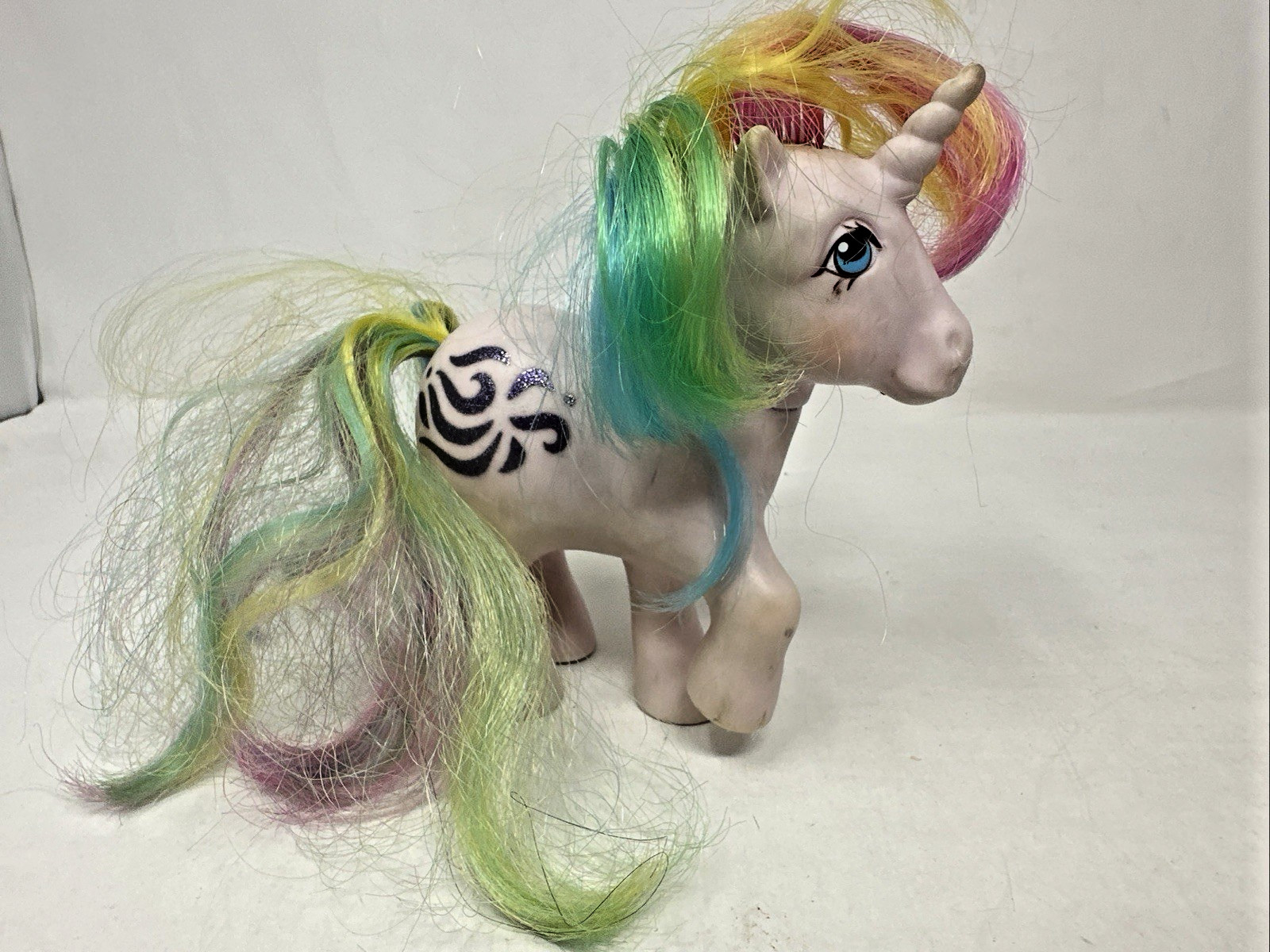 Vintage My Little Pony G1 Windy Lilac Unicorn Rainbow Hair 1983 Figure
