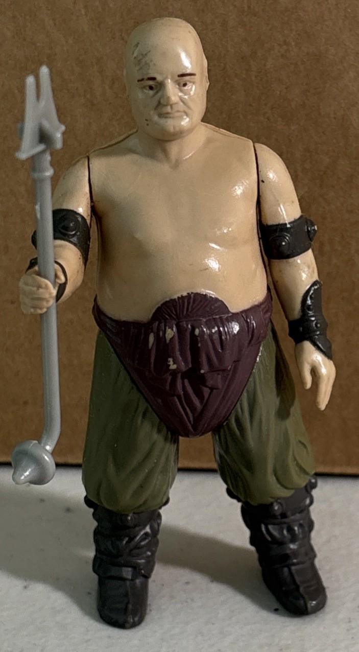 ACTION FIGURE STAR WARS VINTAGE 1984 CUSTODE RANCOR CON STAFF (NO COO)